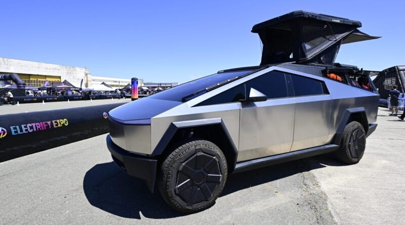 Tesla recalls some Cybertrucks because the light bar may fly off