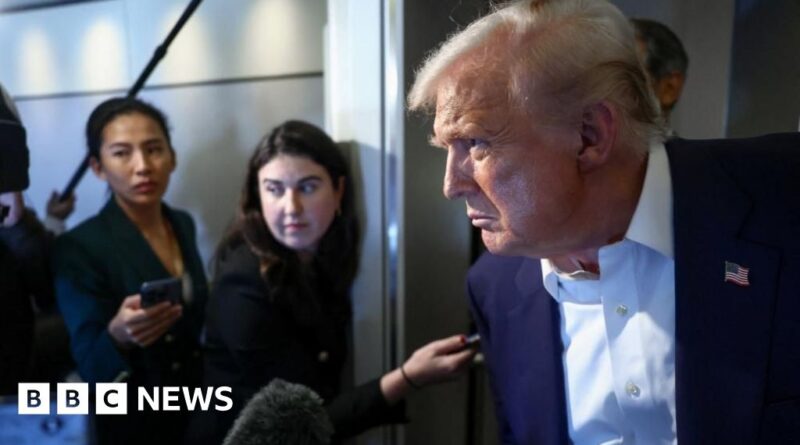 Trump does not rule out seeking third term - but says he will not use VP loophole