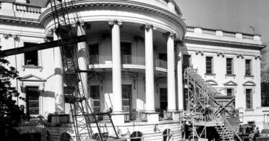 Trump is adding a ballroom to the East Wing. Photos from the 1950s show the last major White House renovation.