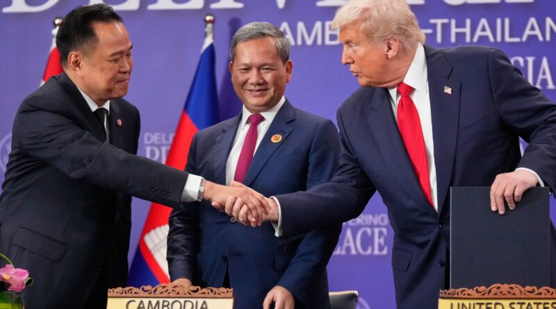 Trump jointly signs Thailand-Cambodia ceasefire agreement at ASEAN summit