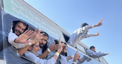 Who are the Palestinian captives Israel released?