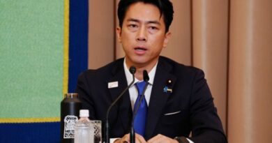 Agriculture Minister Shinjiro Koizumi speaks during the Liberal Democratic Party (LDP) Presidential Election Candidate Debate at Japan National Press Club in Tokyo, Japan, on Sept. 24, 2025. Jia Haocheng/Pool via REUTERS