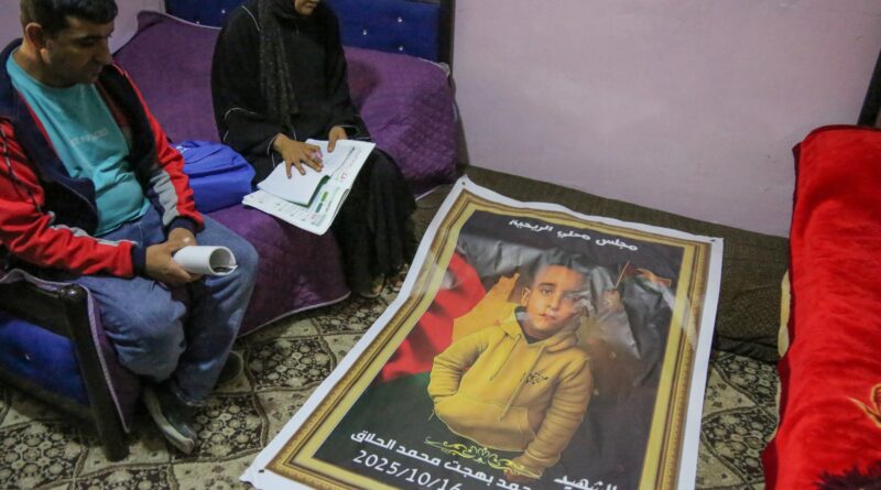 ‘They killed his childhood’: West Bank family mourn child killed by Israel