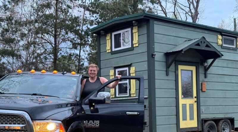 A laid-off woman built a tiny home and launched her own business