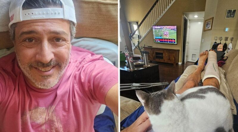 I tore my Achilles tendon playing pickleball. I slid into a famous actor's DMs for advice.