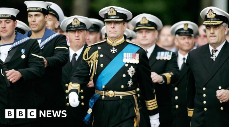 King wants Andrew to lose last military title, minister says