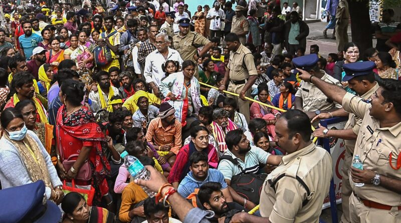 Temple stampede in India’s Andhra Pradesh kills at least 9