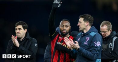 Antoine Semenyo in action for Bournemouth against Chelsea on 6 December