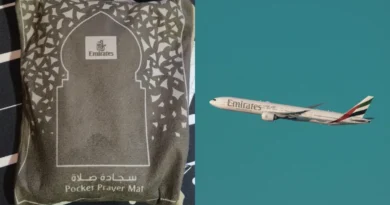Emirates Introduces Pocket Prayer Mats for Passengers