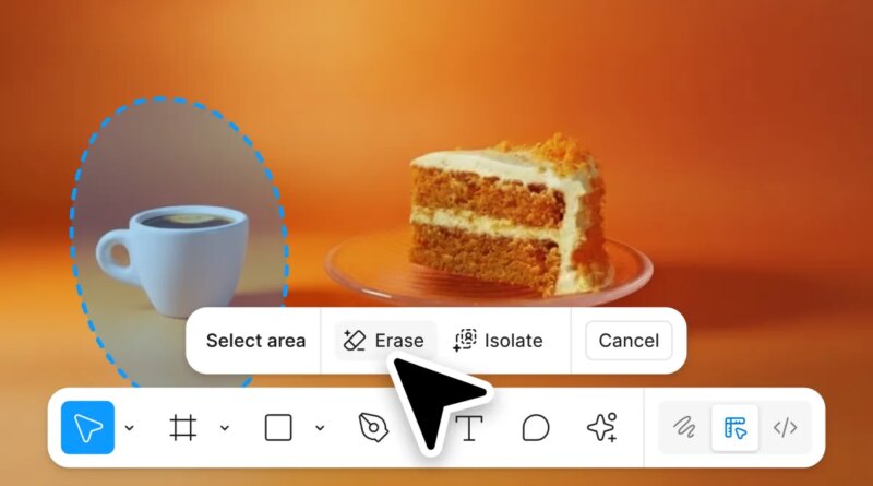 Figma launches new AI-powered object removal and image extension | TechCrunch