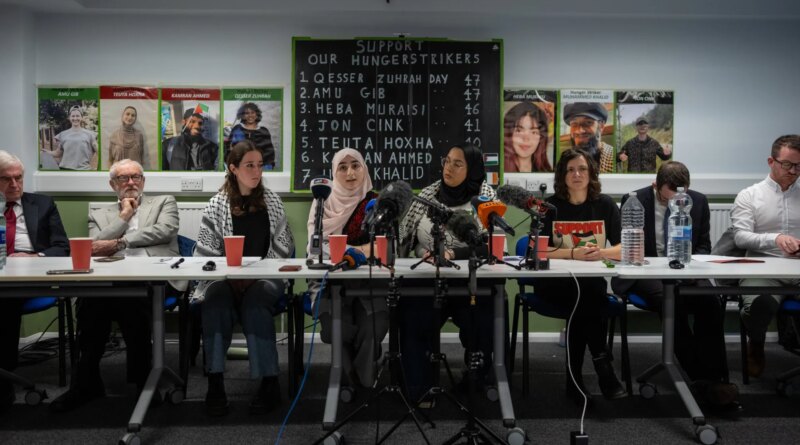 Four Palestine Action hunger strikers vow to continue as two pause protest