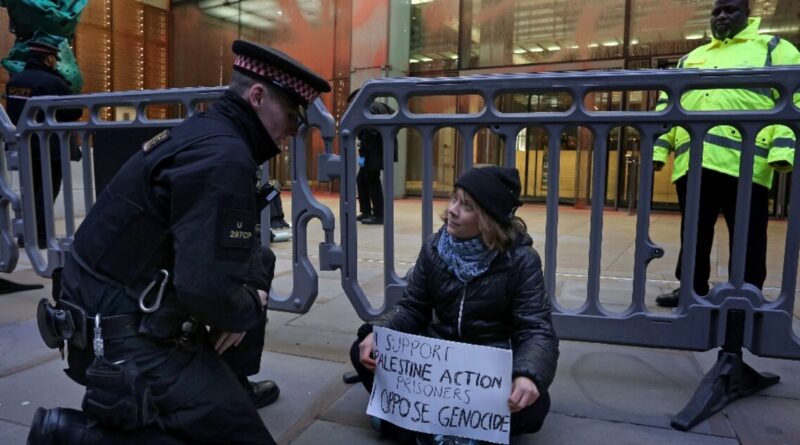 Greta Thunberg arrested at pro-Palestinian protest in London