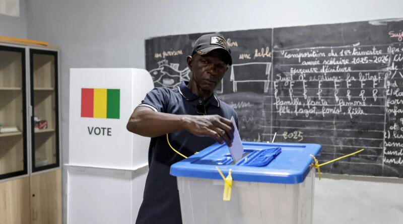 Guinea votes in first polls since 2021 coup, military leader likely to win