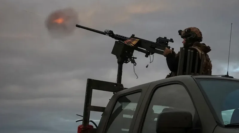 Interceptor drones are taking over in Ukraine, but soldiers are still using machine guns to battle Russian threats