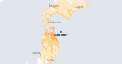 Map: 7.6-Magnitude Earthquake Near Japan Prompts Tsunami Alert
