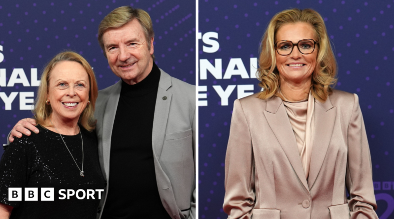 Jayne Torvill (left) and Christopher Dean performing on the ice at the Olympics in Sarejevo