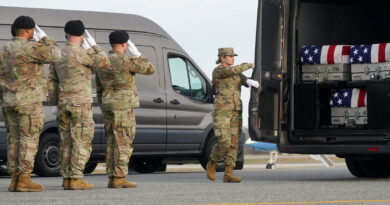 Trump attends ceremony to witness return of US personnel killed in Syria