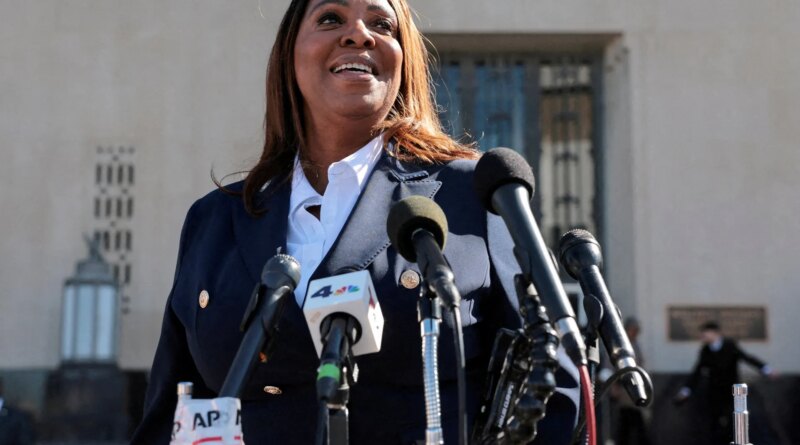US grand jury declines to charge New York Attorney General Letitia James