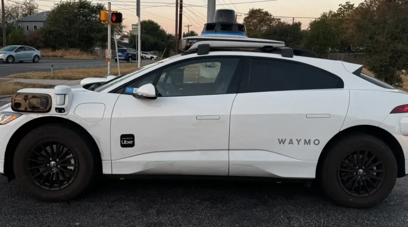 A Waymo vehicle with a human behind the wheel crashed into parked cars in Los Angeles