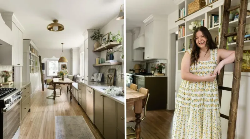 A woman and her father spent $80,000 turning a Texas house listed as a teardown into a cozy cottage. Take a look inside.