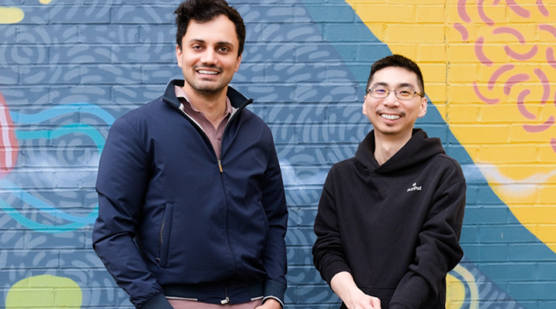 Runpod founders Pardeep Singh (right) Zhen Lu (left)