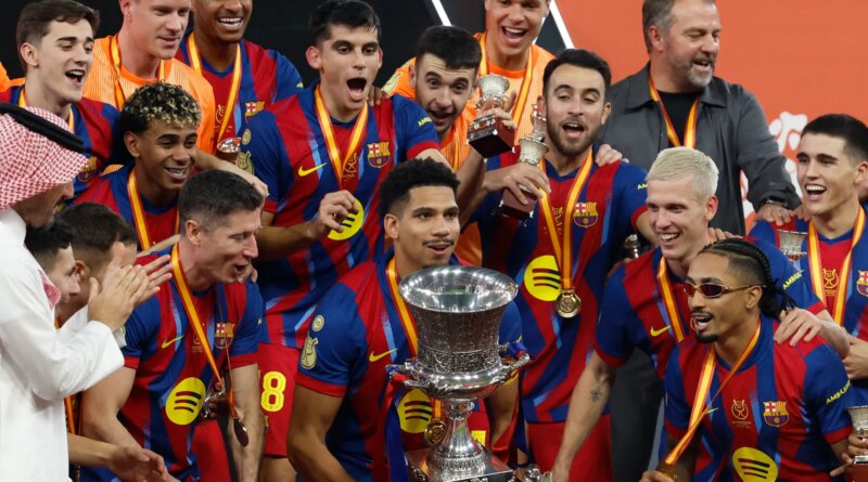 Barcelona beat Real Madrid in El Clasico to retain Spanish Super Cup
