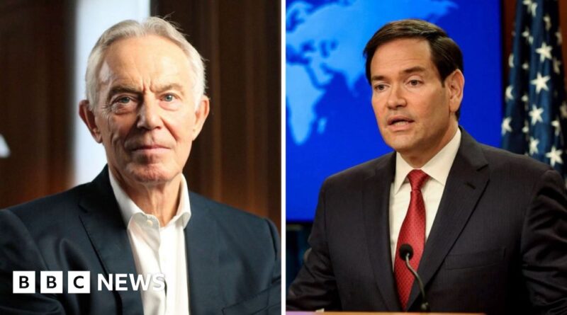 Blair and Rubio among names on Gaza 'Board of Peace'