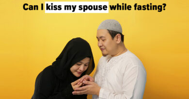Can I Kiss My Spouse While Fasting?