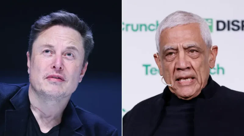 Elon Musk hurls insults at Vinod Khosla after VC founder tries to poach Musk's employees