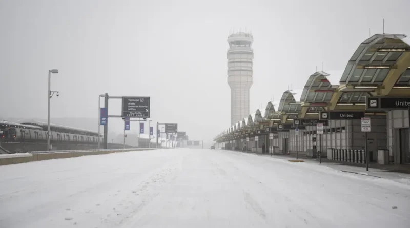 Flight cancellation numbers are dropping as travel starts to recover after a huge winter storm battered the US