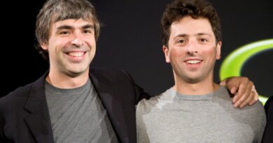 Larry Page and Sergey Brin, the co-founders of Google, in September 2008