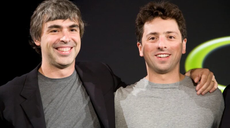 Larry Page and Sergey Brin, the co-founders of Google, in September 2008