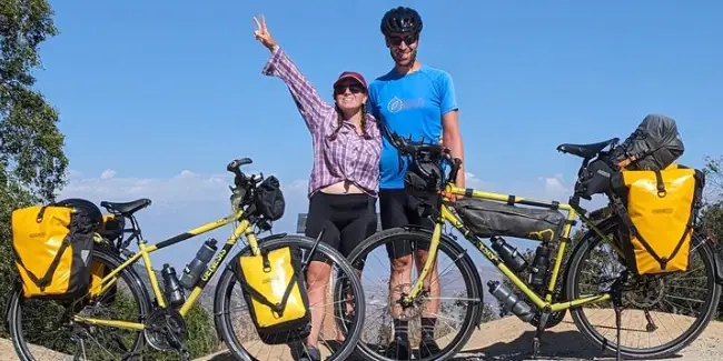 I met my husband at work, and then we quit our jobs to travel the world together. On that 18-month-long trip, we eloped.