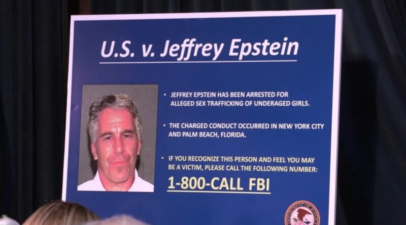 Southern District of New York press conference with charges against Jeffrey Epstein of sex trafficking between the years of 2002 and 2005 with underage minors. During seizure they found thousands of photos of nudes, FBI announces 800 number to victims. Geoffrey S. Berman, the United States Attorney for the Southern District of New York, William F. Sweeney Jr., the Assistant Director in Charge of the New York Field Office of the Federal Bureau of Investigation.