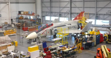 Inside the restoration hangar where the National Air and Space Museum repairs and preserves historic aircraft for display