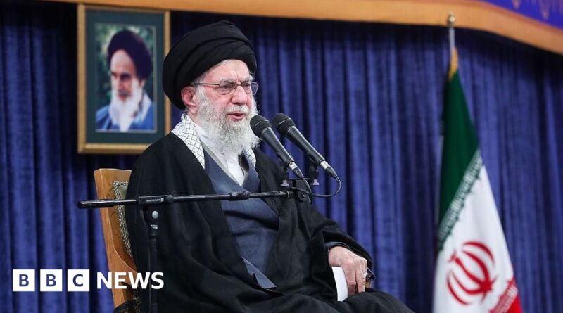 Iran's supreme leader blames US for protests