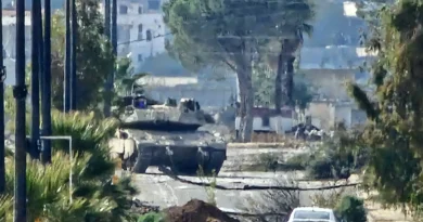 Israeli army vehicles enter Quneitra countryside village in southern Syria