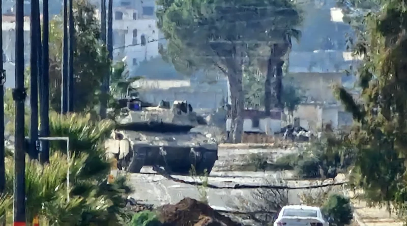 Israeli army vehicles enter Quneitra countryside village in southern Syria