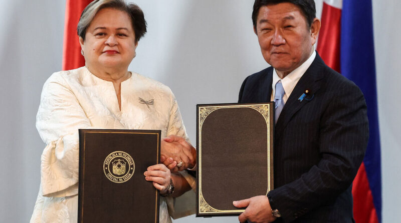 Japan, Philippines sign new security pacts as regional tensions rise