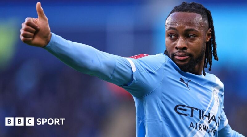 Antoine Semenyo celebrates