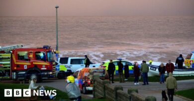 Man pulled from sea dies as searches continue in Withernsea