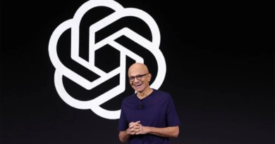 Microsoft CEO Satya Nadella speaks during the OpenAI DevDay event on November 06, 2023 in San Francisco, California.