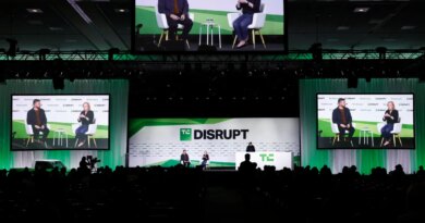 Sean O'Kane and Chris Barman, CEO, Slate Auto, speak onstage during day two of TechCrunch Disrupt 2025 at Moscone Center on October 28, 2025 in San Francisco, California