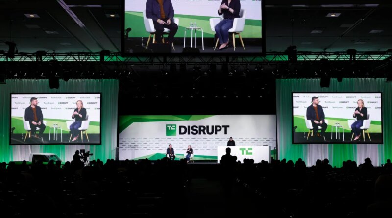 Sean O'Kane and Chris Barman, CEO, Slate Auto, speak onstage during day two of TechCrunch Disrupt 2025 at Moscone Center on October 28, 2025 in San Francisco, California