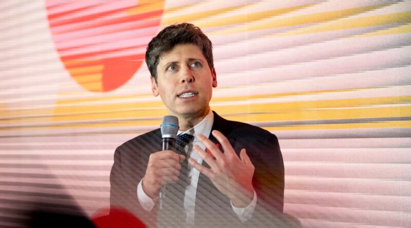 Sam Altman, chief executive officer of OpenAI