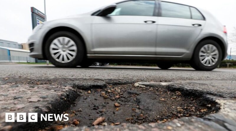 Potholes map rates council road repair progress