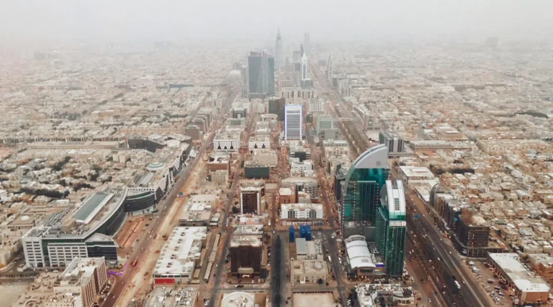 aerial footage of riyadh
