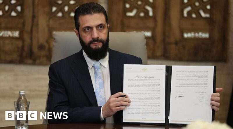 Syria, SDF agree ceasefire and integration deal