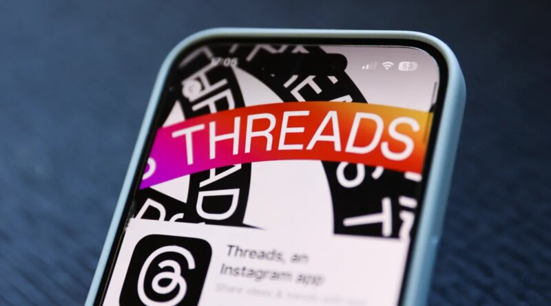 Threads on App Store is seen in this illustration photo.