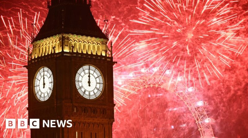 UK welcomes new year with celebrations across the country